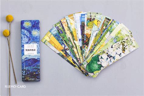 Vincent Willem Van Gogh Bookmarks 20 Pieces In 1 Box Etsy Canada