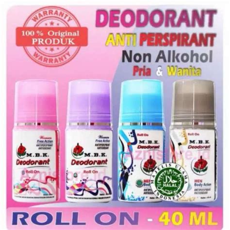 Jual MBK Deodorant Roll On 40ml Shopee Indonesia