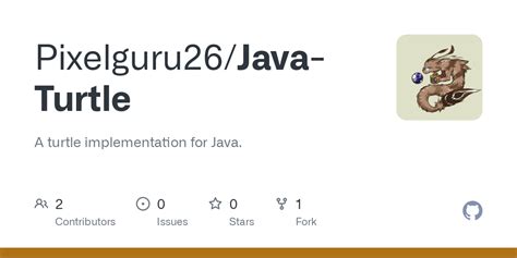 Github Pixelguru26java Turtle A Turtle Implementation For Java