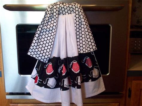 Tie On Cotton Flour Sack Kitchen Towel By Timelessforgetmenots Towel