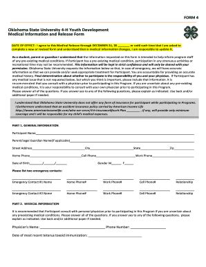 Fillable Online Oces Okstate Form 4