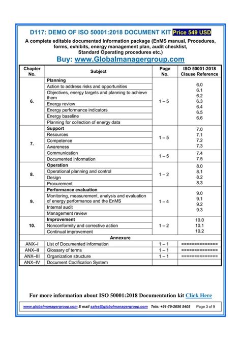 Required Iso Documents For Energy Management System Pdf