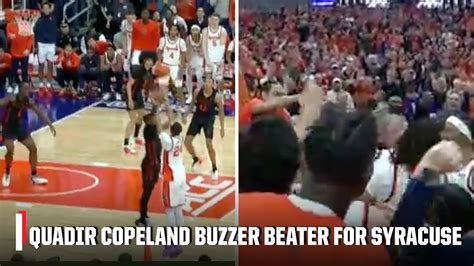 QUADIR COPELAND WINS IT AT THE BUZZER FOR SYRACUSE ESPN College