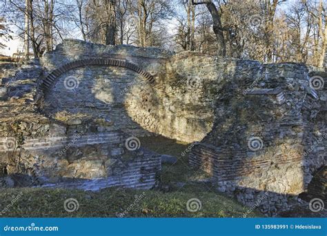 Remains Of The Builings In The Ancient Roman City Of Diokletianopolis