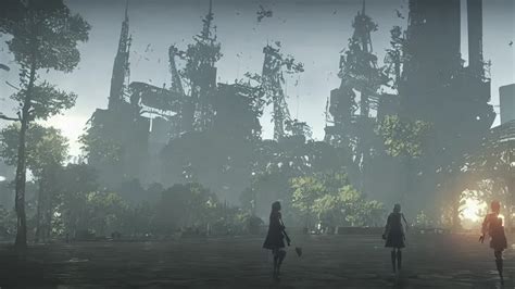 Screenshot From Nier Automata Beautiful Landscape In Stable Diffusion