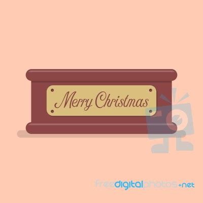 Merry Christmas Tag Label Stock Image - Royalty Free Image ID 100568093