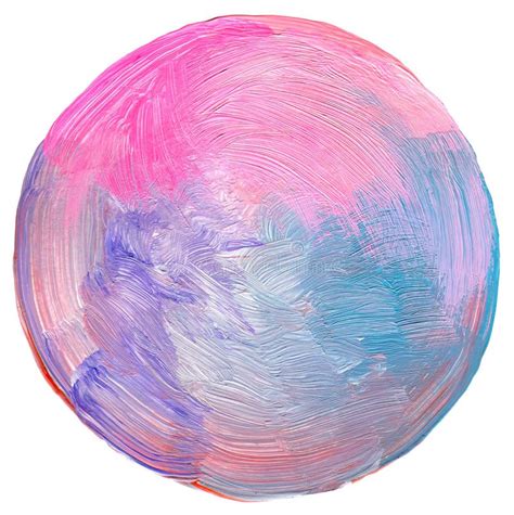 Abstract Circle Watercolor Painted Background Stock Photo Image Of