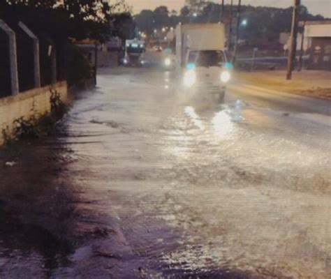 Rompimento De Adutora Na Grande Pr Spera Afeta Abastecimento De Gua