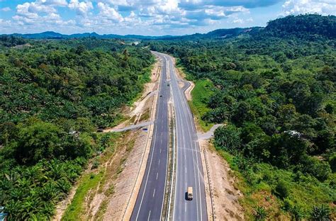 Pembinaan Lebuhraya Pan Borneo Di Sarawak Siap 96 6 Peratus Dijangka