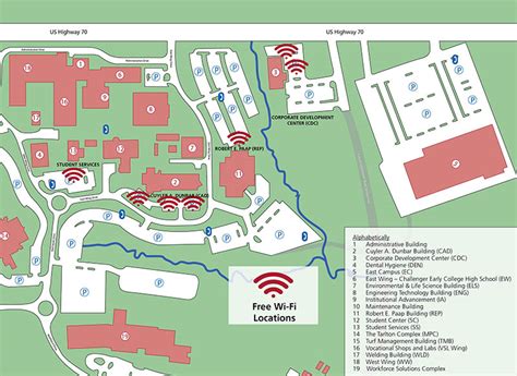 CVCC Campus Map