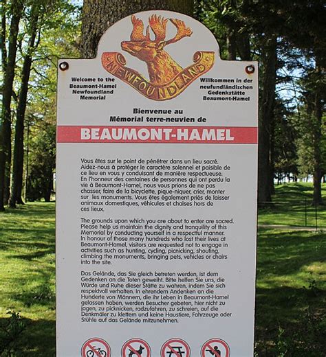 M Morial Terre Neuvien Et Parc Comm Moratif Beaumont Hamel