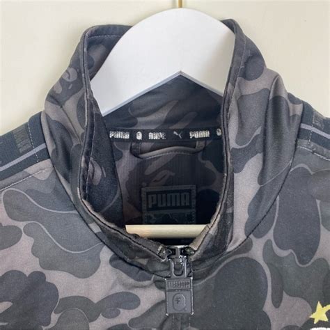 Bape Jackets And Coats Puma X Bape Track Jacket Camo Poshmark