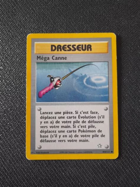 CARTE POKÉMON MÉGA Canne 103 111 Neo Genesis Occasion FR EUR 1