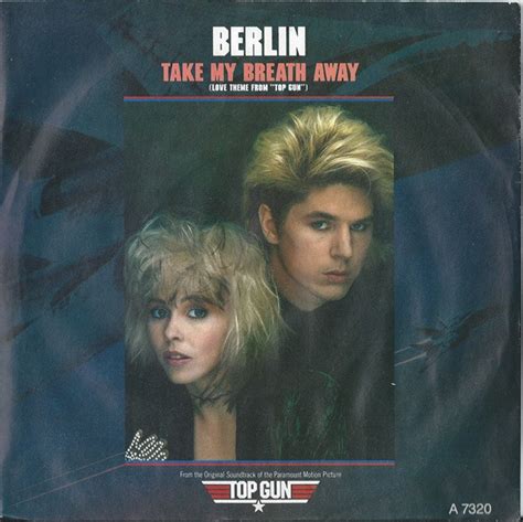 Berlin Take my breath away love theme from top gun (Vinyl Records, LP ...