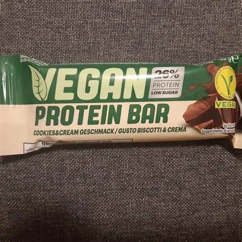 Vegan Protein Bar Almond Cookie Dough Geschmack Gusto Di Biscotto