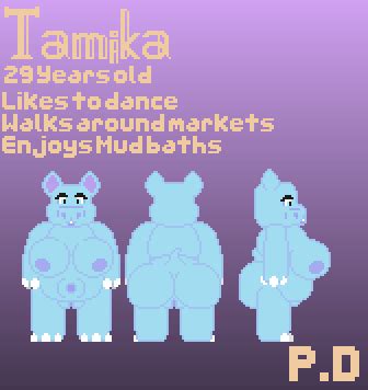 Tamika The Hippo Nude By Dirtydergfuta On Itaku