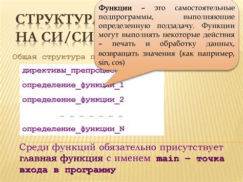 Структура программы - презентация онлайн