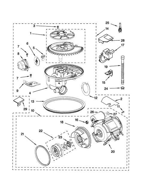 Kenmore Dishwasher Parts Diagram Model 665 Kenmore Elite Dis