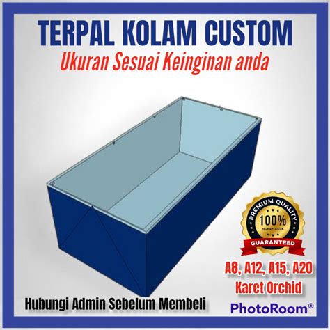 Jual KOLAM TERPAL TAMBAK KOLAM TERPAL JUMBO KOLAM TERPAL BESAR