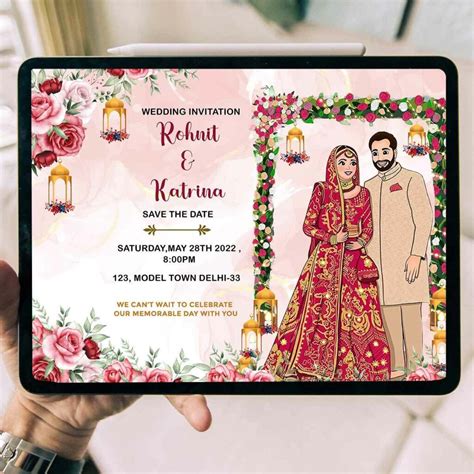 Digital E Invites For Wedding E Wedding Card Homafy