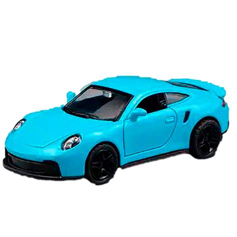 Carro Esportivo Miniatura Porsche Azul Miami Escala 1 43 6843 Dorémi