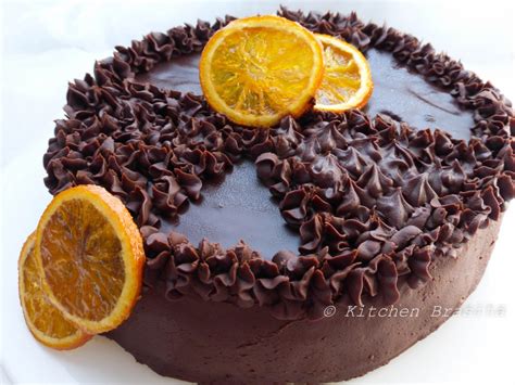 Torta Arancia E Cioccolato