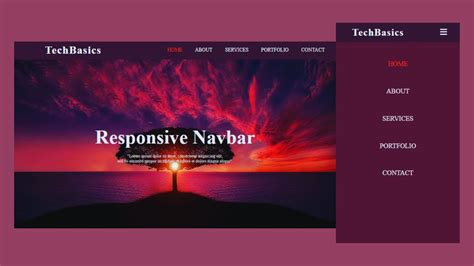 How To Create Responsive Navigation Bar Using Html And Css Header