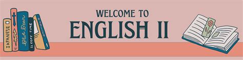 English Class Banner