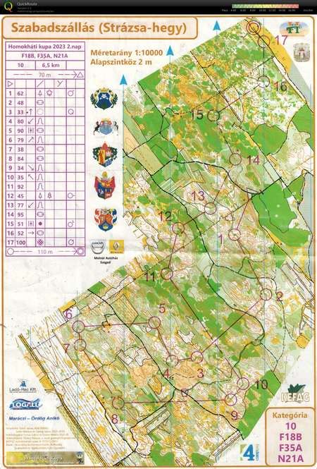 Orienteering Maps On Twitter Homokhati Cup 2 Etappe May 14th 2023