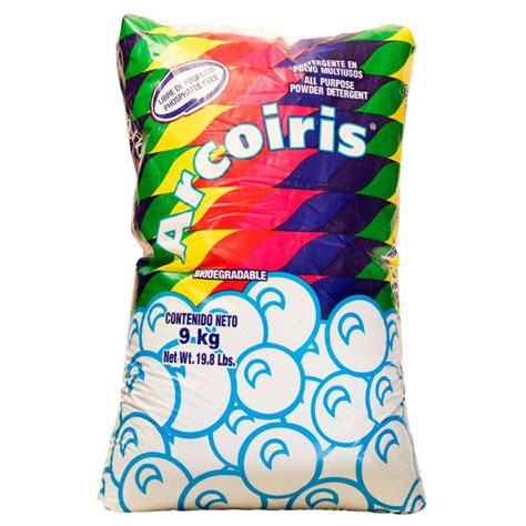 DETERGENTE ARCOIRIS 9 KG Comercializadora Clean Productos De