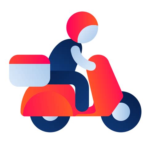 Delivery Bike Generic Gradient Fill Icon