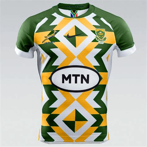 Springbok Alt Kit Variation Rrugbyunion