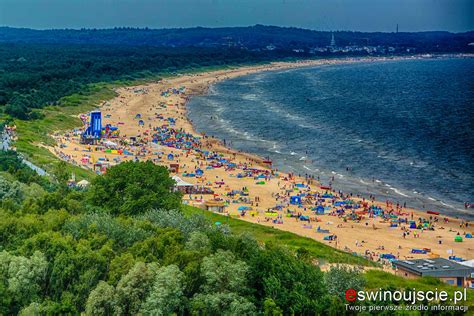 Świnoujście Plaża w Świnoujściu numer jeden w Polsce Świnoujście w