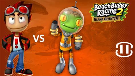 Rez Vs B Zorp Melawan B Zorp Beach Buggy Racing 2 Island Adventure