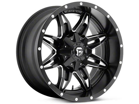 Fuel Wheels Ram Lethal Satin Black Milled 5 Lug Wheel 20x9 20mm Offset D56720907057 09 18