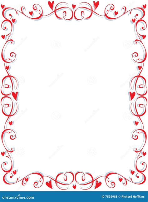 Valentine Corner Border Clip Art