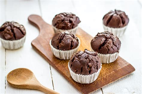 Basisrecept Chocolade Muffins Zoetrecepten