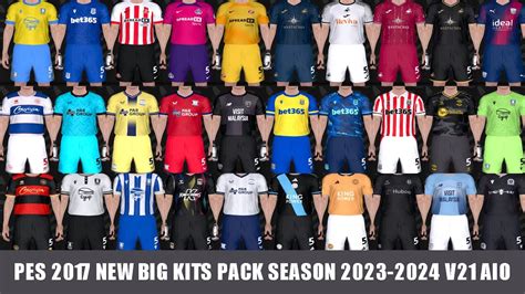 Pes New Big Kits Pack Season V Aio Youtube