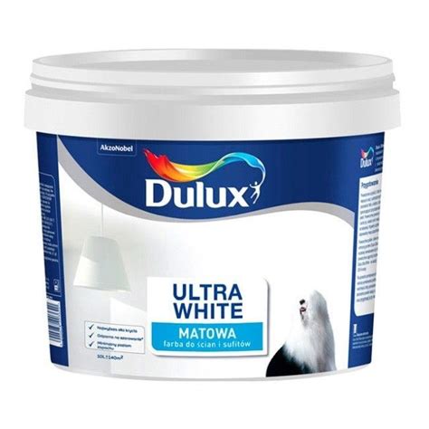 Farba Dulux Ultra White Promo 10 L Opinie I Ceny Na Ceneo Pl