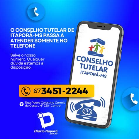 Conselho Do Telar Telefone - Conselho Tutelar de Itaporã divulga novo número de telefone para ...