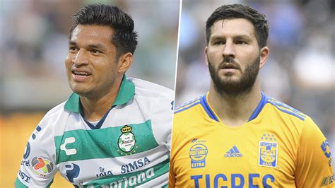 Santos Laguna Vs Tigres En Vivo Por La Liga Mx En La Ida De Los