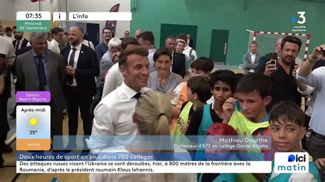 06 09 2023 Le 6 9 de France Bleu Béarn Bigorre en vidéo Vidéo