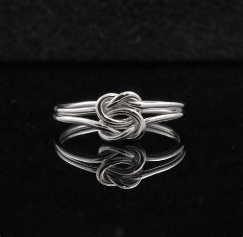 Double knot ring. Double infinity ring. by IndulgentDesigns