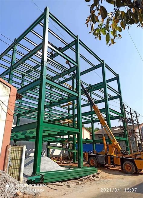 Mezzanine Floor Structure Fabrication Work For Industrial Storage