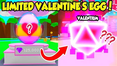 New Limited Time Valentines Egg In Bubble Gum Simulator Update Roblox Youtube