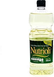 Nutrioli Aceite Vegetal De 850 Ml Amazon Mx Alimentos Y Bebidas