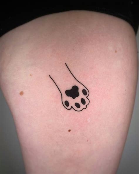 Cat Paw Print Tattoo Ideas Celebrate Your Feline Love