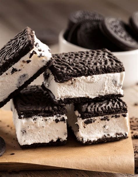 Creamy Oreo Ice Cream Sandwiches Recipe For Warmer Months Ice Cream