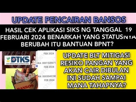 HASIL CEK APLIKASI SIKS NG 19 FEBRUARI 2024 STATUS BANTUAN INI SUDAH