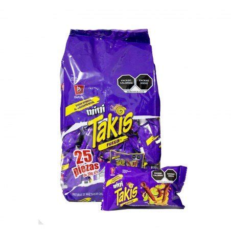 MINI TAKIS FUEGO BARCEL C 25 PIEZAS